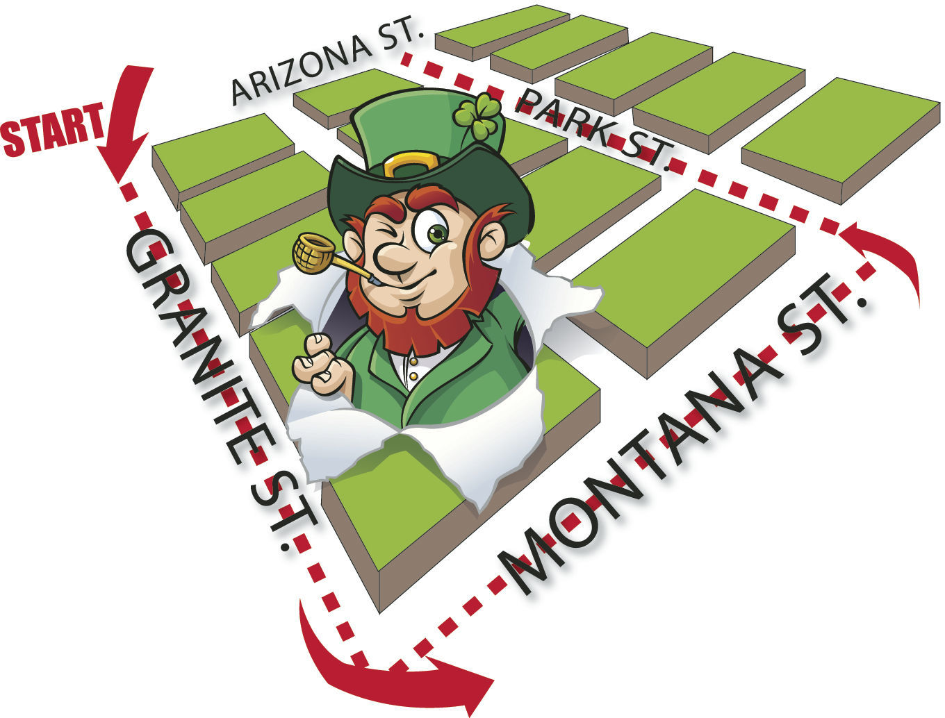2019 St. Patrick's Day parade route